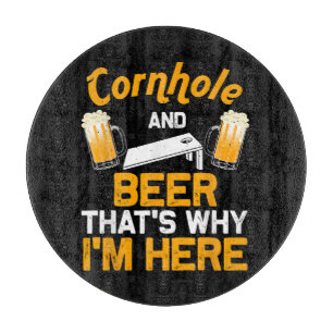 Lustiges Cornhole-Geschenk für Männer Cornhole-Spi Schneidebrett