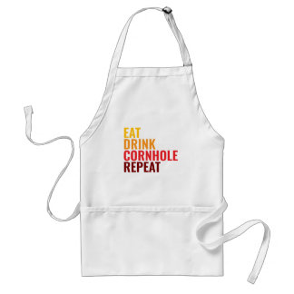 Lustiges Cornhole-Liebhaber-Geschenk Farbverlauf Schürze