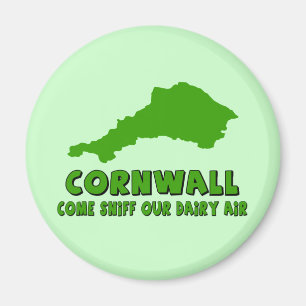 Lustiges Cornwall Magnet