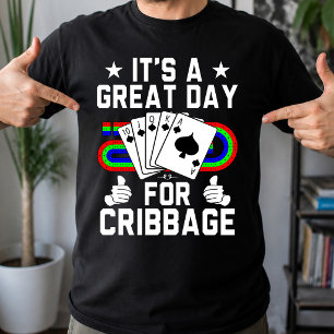 Lustiges Cribbage-Board für Cribbage-Kartenspiel-S T-Shirt