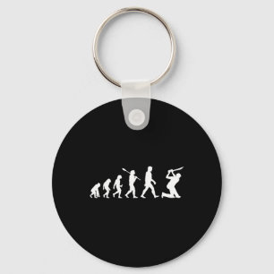 Lustiges Cricket-Evolutions-T-Shirt für Cricket-Sp Schlüsselanhänger