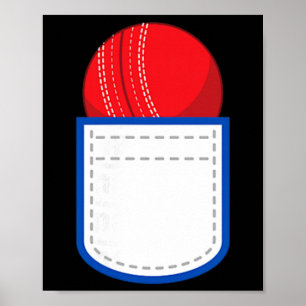 Lustiges Cricket Ll In Meinem Falschen Taschen-Cri Poster