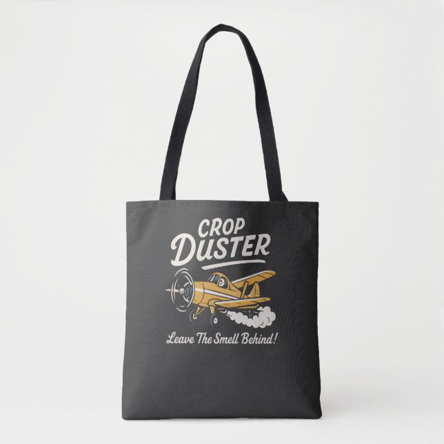 Lustiges Crop-Duster-Flugzeug Humor Design Tasche (Vorderseite)