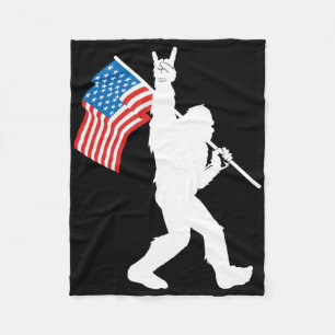 Lustiges Dabbing 4. Juli Bruh USA Pixel Gamer Boy Fleecedecke