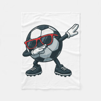 Lustiges Dabbing-Fußball-Shirt für Jungen Männer F Fleecedecke