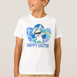 Lustiges Dabbing-Hasen-Happy-Easter-T-Shirt T-Shirt