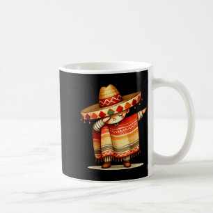 Lustiges Dabbing mexikanischer Poncho Sombrero Cin Kaffeetasse
