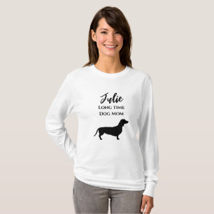 Lustiges Dachshund-Langzeit-Hundemama-T-Shirt T-Shirt