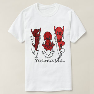 Lustiges Dachshund Yoga Namaste T-Shirt