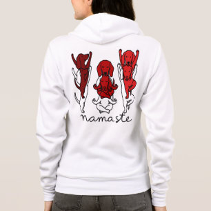 Lustiges Dachshund Yoga Namaste T-Shirt Hoodie