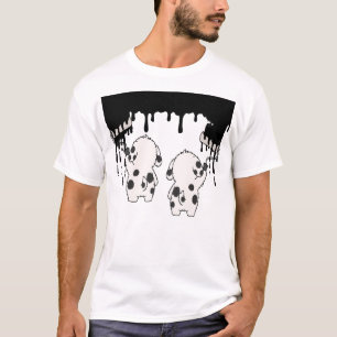 Lustiges Dalmatiner-Maler-T-Shirt - Süße Hunde mal T-Shirt