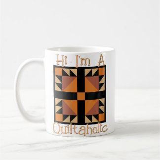 Lustiges Damen-Quilter-Shirt Quiltaho Kaffeetasse