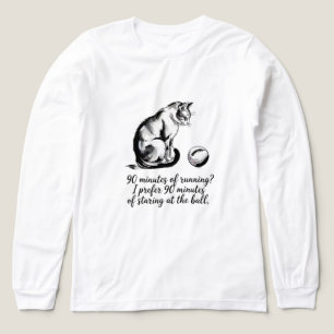 Lustiges Damen-T-Shirt für Katzenliebhaber und Spo Tri-Blend Shirt