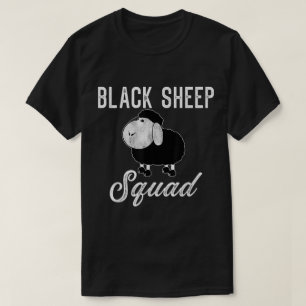 Lustiges Design der Black Sheep Squad T-Shirt