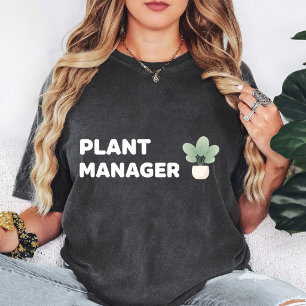 Lustiges Design für einen grünen Pflanzenkübel für T-Shirt