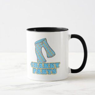 Lustiges Design für mürrische Hosen Tasse