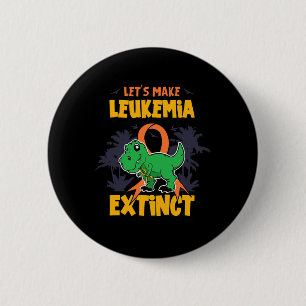 Lustiges Design Leukämie ausrotten  Button