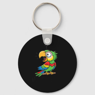 Lustiges Design Papagei Meme Witz Vogel Humor Schlüsselanhänger