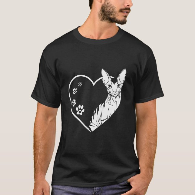 Lustiges Devon-Rex-Pixie-Katzendesign für Katzenli T-Shirt (Vorderseite)
