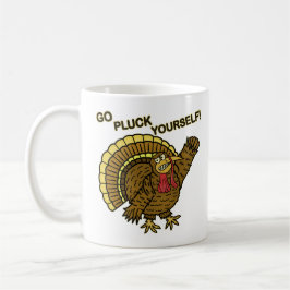 Lustiges die Erntedank-Türkei-Wortspiel Kaffeetasse
