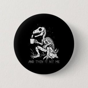 Lustiges Dinosaurierskelett-Kostüm Goth Männer Fra Button
