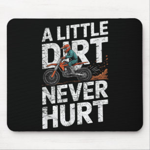Lustiges Dirt Bike T-Shirt für Jungen Männer Motor Mousepad