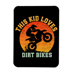 Lustiges Dirtbike für Kinder Magnet