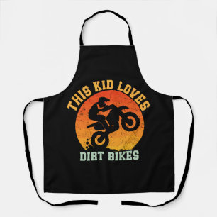 Lustiges Dirtbike für Kinder Schürze