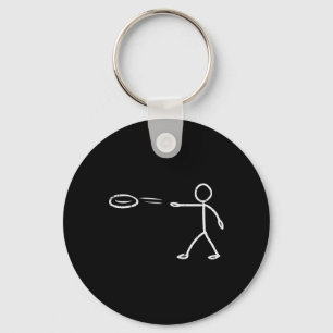 Lustiges Disc-Golf-Frisbee Frolf Männer Frauen Kin Schlüsselanhänger