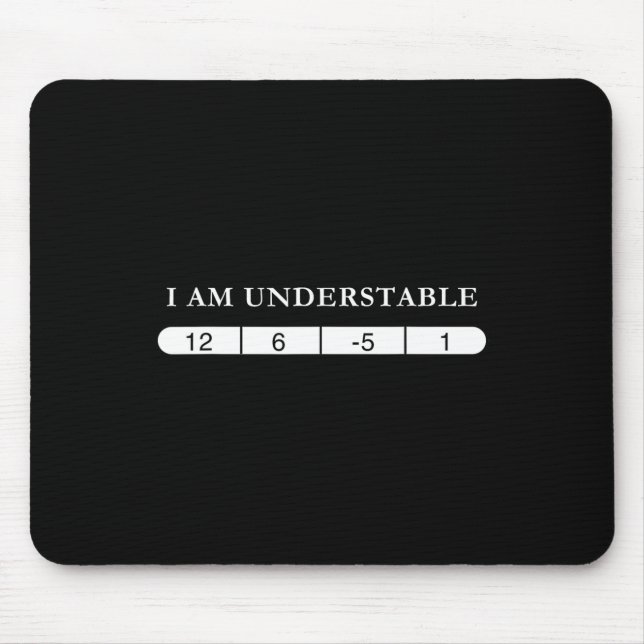 Lustiges Disc-Golf-Zitat Disc-Golf-Design Understa Mousepad (Vorne)
