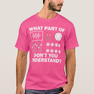 Lustiges DJ-Design für Männer Frauen Tontechniker T-Shirt