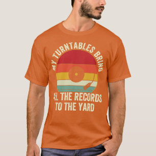 Lustiges DJ-Plattenspieler-Design Disc Jockey T-Shirt