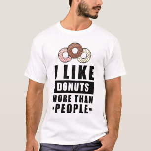 Lustiges Donut-Design T-Shirt