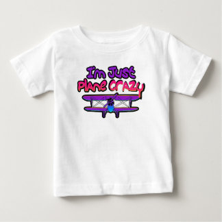 Lustiges Doppeldecker-Flugzeug Baby T-shirt