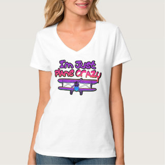 Lustiges Doppeldecker-Flugzeug T-Shirt