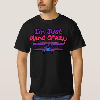Lustiges Doppeldecker-Flugzeug T-Shirt