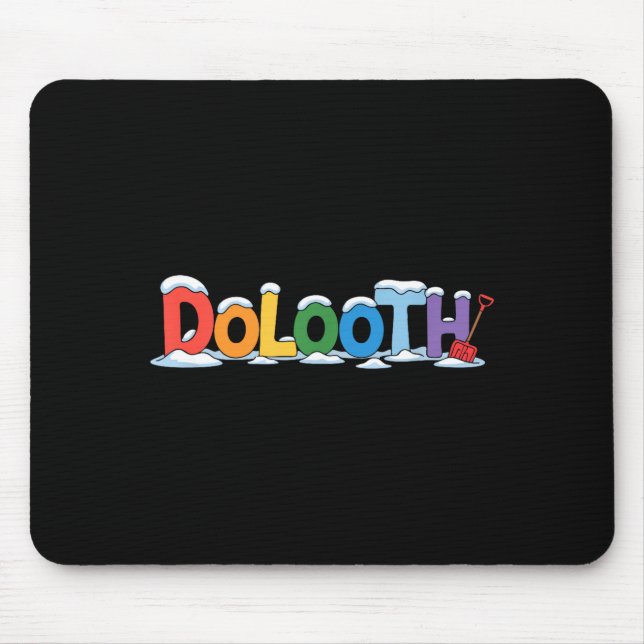 Lustiges Duluth Minnesota phonetisches Geschenk fü Mousepad (Vorne)