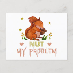 Lustiges Eichhörnchen  Postkarte