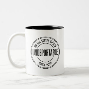Lustiges Einbürgerungsgeschenk Stolz Neuer Deutsch Zweifarbige Tasse