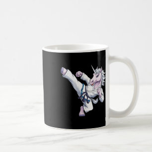 Lustiges Einhorn Karate Mädchen I Taekwondo Martia Kaffeetasse