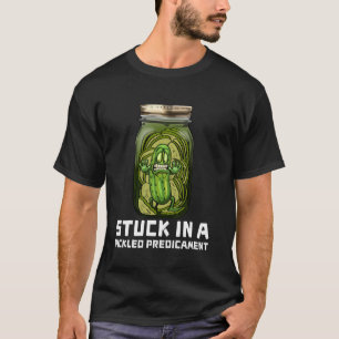 Lustiges Einmachglas Gruselige Gurkenscheiben Gurk T-Shirt