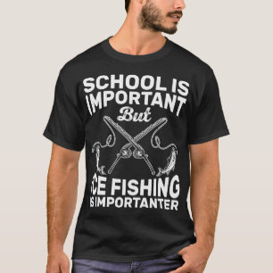 Lustiges Eisangeln Importanter Kinder Schüler Gesc T-Shirt