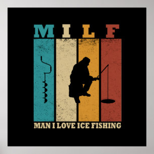 lustiges Eisangeln Poster