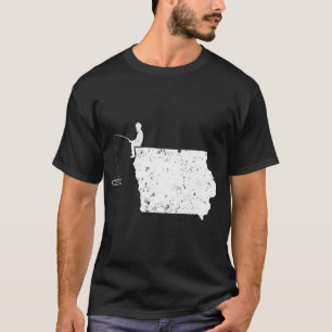 Lustiges Eisfischen Mutter IA Eisfischen Vater Bas T-Shirt