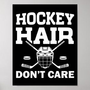 Lustiges Eishockey-Design für Mädchen Frauen Eisho Poster