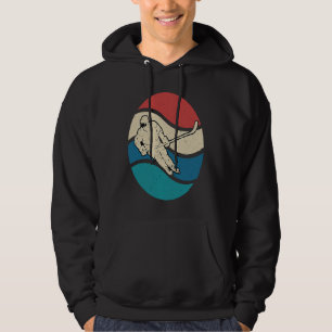 Lustiges Eishockey Frisbee-Liebhaber Retro Vi Hoodie
