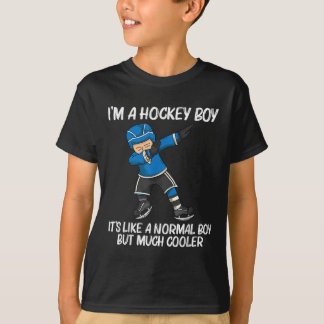 Lustiges Eishockey für Jungen Kinder Feld Rink Ndy T-Shirt