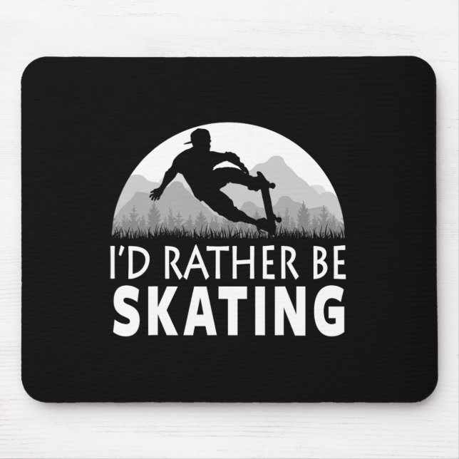 Lustiges Eislaufen  Mousepad (Vorne)