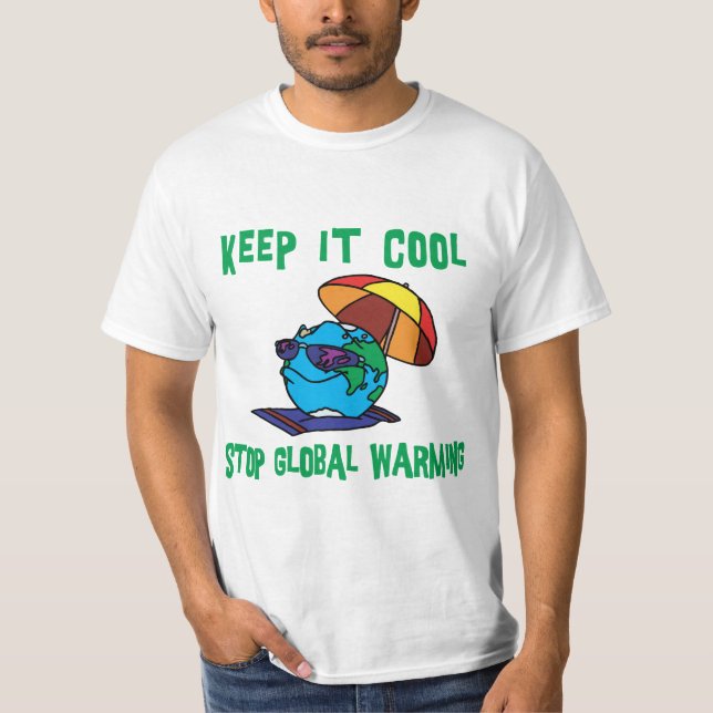 Lustiges Endglobaler Erwärmungs-T - Shirt (Vorderseite)