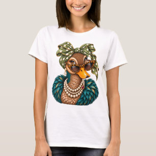 Lustiges Enten-Shirt, Glamouröses Enten-Grafik-T-S T-Shirt